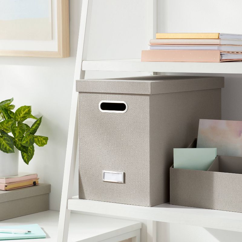 
Canvas Hanging File Organizer with Lid - Brightroom™, 3 of 5