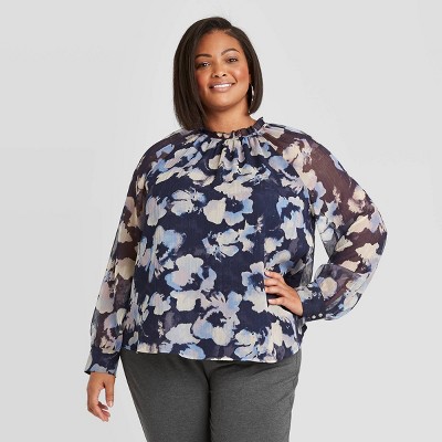 target women's plus size blouses