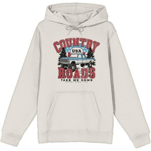 Country Roads Take Me Home Adult Long Sleeve Hoodie - 1 of 3