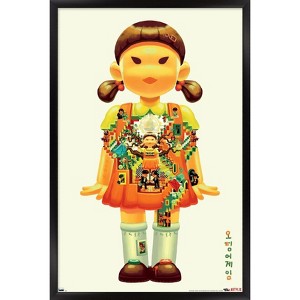 Trends International Netflix Squid Game: Season 2 - Toy Doll Framed Wall Poster Prints - 1 of 4