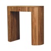 Solid Wood Straight Legs 1-Drawer Console Table with Contemporary Design - 4 of 4