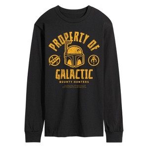 Men's - Star Wars - Property Of Galactic Bh Long Sleeve Graphic T-Shirt - 1 of 3