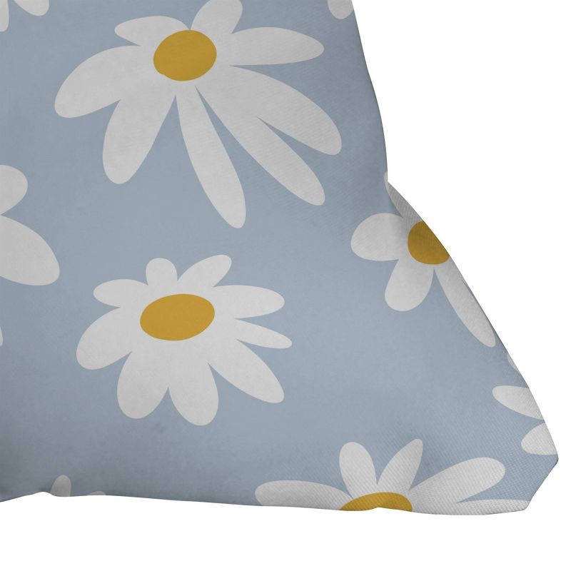 Lane and Lucia Lazy Daisies Outdoor Throw Pillow Blue - Deny Designs, 3 of 5