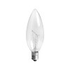 Ge 4pk 40w Incandescent Clear Decorative Light Bulbs: Candelabra Base ...