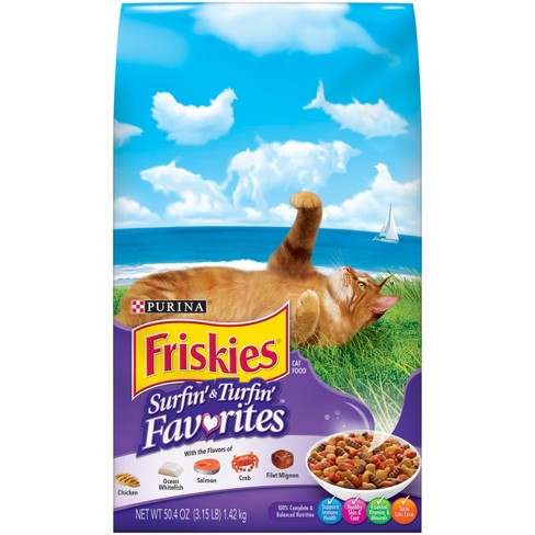 Purina® Friskies Surfin' & Turfin' Favorites Dry Cat Food ...