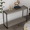 Console Table,Narrow Sofa Table with Storage Shelves for Living Room,Hallway Entrance Table, for Living Room, Entryway, Easy Assembly - 2 of 4