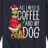 Men's - Dr. Seuss - Grinch and Max Coffee and My Dog Graphic Fleece Sweatshirt - 2 of 4
