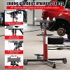 1100/1320 LBS Hydraulic Telescoping Jacks,1/2 T Capacity with Foot Pedal & 360° Swivel Wheel,for Installation or Removal Automotive Transmissions - 3 of 4