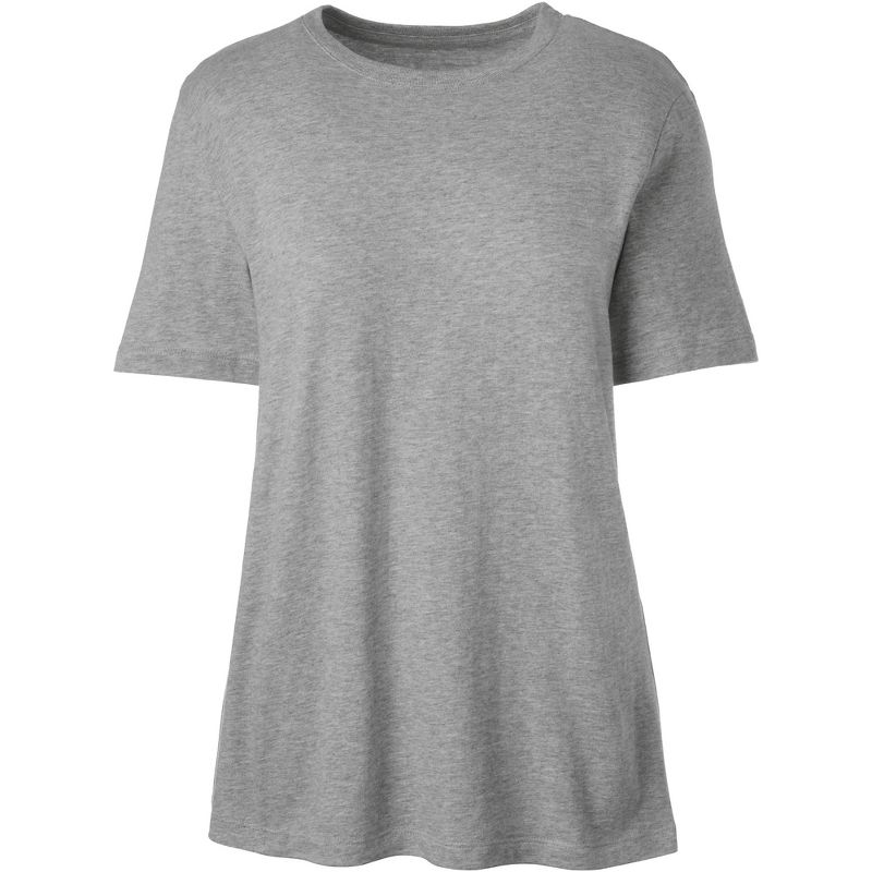 Lands' End School Uniform Women's Tall Short Sleeve Feminine Fit Essential T-shirt, 1 of 5