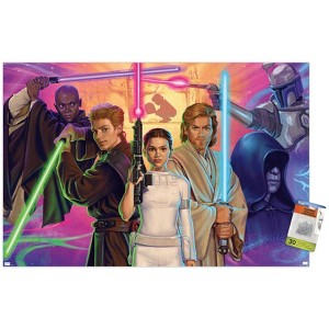 Trends International Star Wars: Attack of the Clones By Monica M. Magaña Unframed Wall Poster Prints - 1 of 4