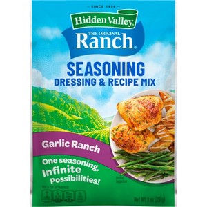 Hidden Valley Garlic Ranch Dressing and Seasoning Mix - 1oz - 1 of 4