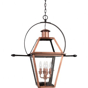 Quoizel Lighting Rue De Royal 4 - Light Pendant in  Aged Copper - 1 of 1