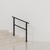 Famapy Wrought Iron Handrail for Outdoor Steps, 1-3 Steps Safety Railing for Garden, Porch, and Pathways - 4 of 4