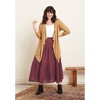 ellos Plus Size Tiered Crinkle Skirt - 3 of 4