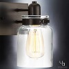 Urban Ambiance Luxury Modern Farmhouse Industrial Bath Fixture,  8-5/8"H x 13-1/4"W,  Olde Bronze Finish, UHP2141 - 4 of 4