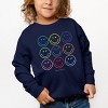 The Juniper Shop SmileyWorld Wink Rainbow Swirl Toddler Sweatshirt - 2 of 4