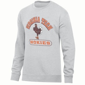 NCAA Virginia Tech Hokies Ash Crew Neck Sweatshirt : Target