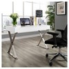 Modway Furniture Wood Writing Desk with Drawers White : Scandinavian Style, Steel Frame, Hutch Storage - 4 of 4