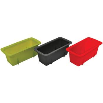 Starfrit Silicone Mini Loaf Pans, Set of 3.