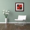 Trademark Fine Art -Daphne Brissonnet 'Petals and Wings III' Matted Framed Art - 3 of 4