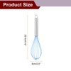 Unique Bargains Silicone Stainless Steel Non-Stick Coated Heat-Resistant Whisk 5 Pcs - 2 of 4