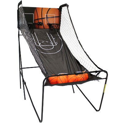 CHYY Foldable Basketball Game Stand, 2 Player Shooting Basketball