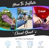Nevlers Tear-Resistant Inflatable Loungers - Pack of 2 - 3 of 4