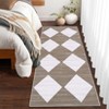 Area Rug with Rubber Backing Machine Washable Rug Trellis Printed Rugs Low Pile Foldable Indoor Carpet for Living Room Bedroom Guest Room Playroom - 4 of 4