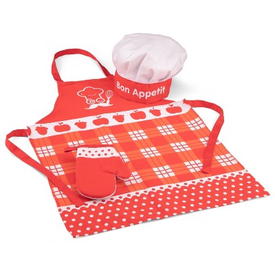 New Classic Toys Children's Apron And Accessories Set, Red : Target