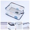 Unique Bargains Fabric Sturdy Collapsible Storage Bin with Handles for Shelves Closet 1 Pack - 2 of 4