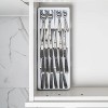 OU In-Drawer Silverware & Utensils Organizer, 5 Compartments Flatware Storage, Compact Cutlery Organizer Tray - 14.75" x 5.9" - 2 of 4