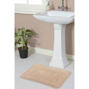 Casual Elegence Collection Cotton Reversible Tufted Bath Rug - Home Weavers - 1 of 4