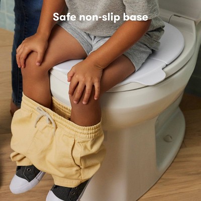 Foldable White Plastic Travel Potty Training Seat with Bag
