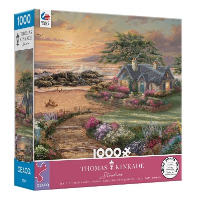 Ceaco Thomas Kinkade Seaside Haven Interlocking Jigsaw Puzzle, 2000 Piece