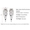 Anna-Kaci Leopard Cheetah Panther Head Zircon 925 Sterling Silver Animal Dangle Drop Earrings for Women - 4 of 4