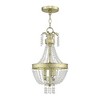 Livex Lighting Valentina 3 - Light Chandelier in  Winter Gold - 3 of 4