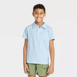 Boys' Short Sleeve Striped Polo Shirt - Cat & Jack™