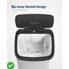 13 Gallon / 50 Liter Metal Trash Can with Lid Large Garbage Can for Kitchen Rustproof Step-on Kitchen Metal Trash Bin - 4 of 4