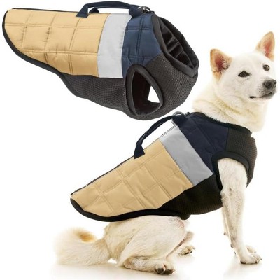 Gooby Bomber Vest Lift Dog Harness Tan, Small