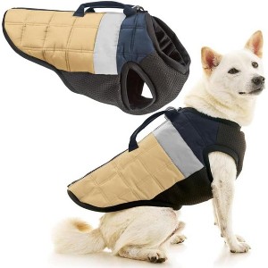 Gooby Bomber Vest Lift Dog Harness Tan, Small - 1 of 1