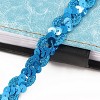 Alilang Sequin Braid Trim, 0.6 Inch Wave Sequin Strip, Glitter Metallic Paillette Sequin Ribbon, DIY Sewing Embellishment, 27 Yards - 3 of 4