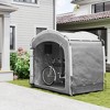 Outsunny Bike Storage Shed Tent, Portable and Waterproof with 210D Oxford Fabric and Carry Bag for 3-4 Bicycles - 3 of 4