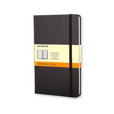 Moleskine Hardcover Classic Notebook - Black - Large (5 x 8.25) - Ruled