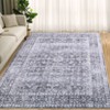 Nasitip Modern Abstract Stripe Area Rugs for Living Room Soft Low Pile Non-Sliping, Machine Washable - 4 of 4