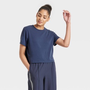 Women's Beyond Ease Crewneck Short Sleeve T-Shirt - All In Motion™ - 1 of 4
