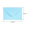 Unique Bargains Blank Paper Mini Vintage DIY Greeting Card Envelope 50 Pcs - 2 of 4