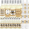 Big Dot of Happiness We Still Do - 50th Wedding Anniversary - Anniversary Party Decorations - Beverage Bar Kit - 34 Pieces - 2 of 4