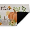 Stupell Industries Gather Welcome Autumn Pumpkins Printed Outdoor Door Mat, design by Cat Thurman Designs, 18"x30" - 2 of 4