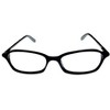 Jones New York J220 49mm Unisex Acetate Rectangular Designer Eyeglasses OR Blue Light Filter OR Reading Glasses in Black - 2 of 4