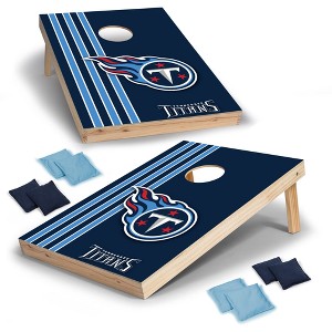 NFL Tennessee Titans 2'x3' Wood Cornhole Set - 1 of 4